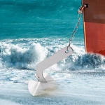 New 32 Lbs Marine Stainless Steel Delta/wing Boat Anchor 15 Kg. Fixed Price $206.99.