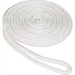 Seasense 3/8" X 25' Double Braid Dock Line Nylon White #50013212. Fixed Price $14.82.