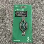 Everbilt 2-1/2 In. Hardware Marine Sport Chrome Plated Rope Cleat (2-PACK) 43424. Fixed Price $14.99.