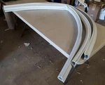 Edge Prodock Heavy "d" Profile (3-3/16"H X 1-3/4"D 24'), White 2401. Fixed Price $59.99.