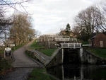 Photo A3 Five Rise Locks, BINGLEY/SE1139 Built 1774, These C2013. Fixed Price $23.57.