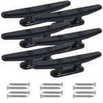 Boat Dock Cleats 5" 6 Pack Black Nylon With Hardware Rope Cl.... Fixed Price $27.46.