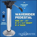 Shock Absorbing Adjustable Waverider Boat Seat Pedestal 20'' 25''. Fixed Price $137.69.