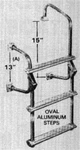 Garelick 18015 Folding Transom Ladder 3 Step. Fixed Price $163.24.