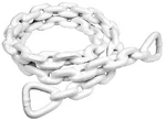 Seachoice White Pvc Coated Galvanized Anchor Lead Chain 3/8" X 6'. Fixed Price $31.00.