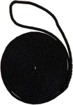 Unicord Premium 5/8" X 35' Black Nylon 3-STRAND Dock Line. Fixed Price $42.99.