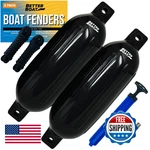 Better Boat Fenders For Docking Pack 23 X 6.5 Inflatable Black. Fixed Price $73.01.