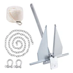 Vevor Fluke Anchor 13 Lbs Galvanized Steel Boat Chain Rop Two Shackles. Fixed Price $86.90.