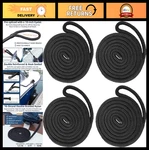 4 Pack 1/2" X 6' Marine Grade Nylon Boat Fender Lines - Fray Resistant Dock Rope. Fixed Price $48.99.