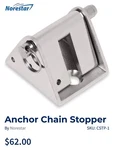 Anchor Chain Stopper Norstar. Fixed Price $55.00.