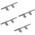12" Blue Water Open Base Cleat Stainless Steel For Tie On Boat Yacht 4 Pcs. Fixed Price $176.50.