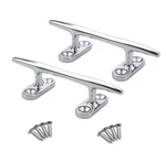 Boat Open Base 316 Stainless Steel Dock Deck Cleats. Fixed Price $8.73.