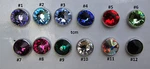 1PC 14G Super Size 8MM Gem Cz Stone Steel Micro Dermal Anchor Head Skin Piercing. Fixed Price $9.99.