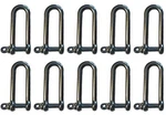 10 Pcs Stainless Steel 316 Long Shackle 3/16 Inch 5MM Marine Grade Dee. Fixed Price $57.95.
