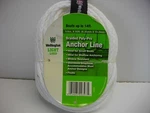Wellington Light Load 1/4 Inch X 50 Foot Anchor Line Braided Poly-pro. Fixed Price $17.99.