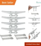 6 Inch Galvanized Cast Iron Dock Cleats With Bolts Marine Tie Up Hardware. Fixed Price $36.97.