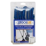 Sea Dog Premium 3/8" X 6' Red Nylon Double Braid Fender Lines, 2 Pieces. Fixed Price $11.70.