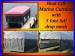 Boat Lift Marine Curtain Skirt / Shorestation 24X120. Fixed Price $1125.00.