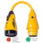 Marinco P503-30 Eel 30A-125V Female To 50A-125V Pigtail Adapter Yellow, New. Fixed Price $99.00.