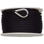 Usr Rope Nylon Double Braided Anchor Line 3/8" X 100' Black For Boating And S.... Fixed Price $33.86.
