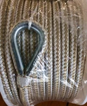 Seachoice Double Braided Nylon Anchor Line Boat 1/2" X 100 Ft Gold White 42361. Fixed Price $75.70.