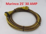 Marinco 25PCM2 Boat Rv Marine 30 Amp 125 Volt 25' Yellow Shore Power Cable. Fixed Price $59.95.