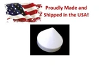 White Marine Dock Piling 4" To 16" - Plyon Post Cones Cover Caps. Fixed Price $10.49.