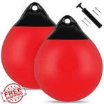 Boat Mooring Buoy Fender Ball 10-15 Inch Inflatable Dock Bumper. Fixed Price $142.69.