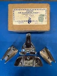 Bliss Vintage Chrome Plated Chocks Small Danforth Anchor 1142-9. Fixed Price $89.95.
