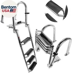 4 Steps Telescoping Boat Ladder Reinforce Dock Heavy Duty Swim Deck. Fixed Price $306.71.