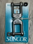 Suncor Heavy Duty Jaw & Swivel 316 Stainess Steel 3/8" (S0156-HD10). Fixed Price $28.00.