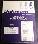 1971 Johnson Outboard Motor 40 Hp P/n 386213 Parts Manual (206). Fixed Price $32.99.