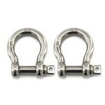 2PCS 3/8'' Bow Shackle Marine Grade 316 Stainless Steel Anchor Ring. Fixed Price $13.29.