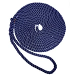 New England Ropes 1/2" Premium 3-STRAND Dock Line Navy Blue 15 C6053-16-000. Fixed Price $37.94.