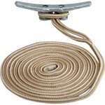 Sea-dog Double Braided Nylon Dock Line 3/4" X Gold/white 302119035G/W-1. Fixed Price $114.36.