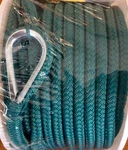 Seachoice Double Braided Nylon Anchor Line Boat 3/8" X 100 Ft Teal 42211. Fixed Price $46.43.