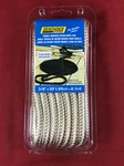 Dock Line Double Braided Nylon 3/8" X 20' Gold & White Seachoice 40081. Fixed Price $16.99.