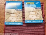Fender Lines 1/4" X 6FT Eye Splice Burgundy Pac 40911 Seachoice Rope Boating. Fixed Price $24.15.