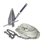 Lewmar 69600928 Pgx Anchor Package W/rope & Chain, 12 Lb.. Fixed Price $512.95.