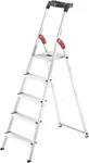 Hailo L60 5-STEP Aluminum Folding Stool Ladder With Multipurpose Tray. Fixed Price $229.41.