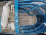 Fender Lines 1/4" X 6FT Eye Splice Blue 2PAC 40831 Seachoice Marine Parts Sale. Fixed Price $10.40.