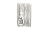 Seachoice Anchor Line Rope, 3-STRAND Twisted, White, Nylon, 3/8 In. X 100 Ft.. Fixed Price $65.82.