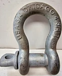 Chicago Screw Pin Anchor Shackle Clevis 4-3/4 Ton In.. Fixed Price $22.00.