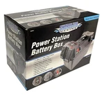Shoreline Marine Deluxe Power Station Boat Battery Box With & Usb-c Fits 27M. Fixed Price $55.99.