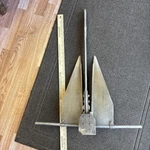 Viking Aluminum Marine Boat Anchor Model # 30, Rated 2000 Pound, Used Bent Plate. Fixed Price $119.99.