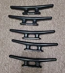 Seasense 8 Black Nylon Dock Boat - Lot Of 5 Cleats New With Tags. Fixed Price $22.05.