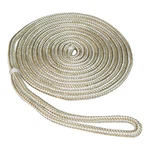 Seasense Dockline Double Braid Nylon 5/8 X 20 Gold White 50013069. Fixed Price $65.50.
