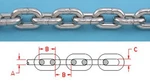100FT Stainless Steel Anchor Chain 316L 5/16" Din 766 Bbb Repl S0601-0008. Fixed Price $649.00.