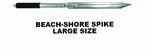 Beach-shore Spike Anchor Large Galvanized Hammer Action Boat Up To 30'. Fixed Price $76.88.