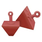 Seachoice 25 Lb Red Painted Iron Pyramid Anchor. Fixed Price $86.46.